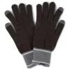 Puma Knit Gloves, Black/Gray Heather -Outdoor Sports kd66c909a362e3bb2c182c1fb6df5e651