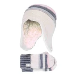 Girls Winter Warm Pom Pom Bobble Beanie Hat And Mittens Set 12 Girls Winter Warm Pom Pom Bobble Beanie Hat And Mittens Set -Outdoor Sports kd7ce5bbbc7321b38bb8e0a695e03238f