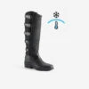 KERBL Adult Horse Riding Warm Long Rip-Tab Boots - Black -Outdoor Sports kd8252172e037de6a9811dcdbc328b3e2