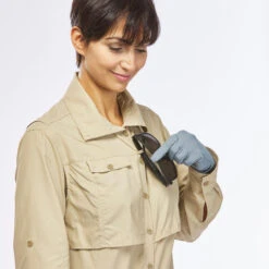 Women's Anti-UV Long-sleeved Desert Trekking Shirt DESERT 900 -Outdoor Sports kd84854cf32b27a471f8dee5a16ef2f1f