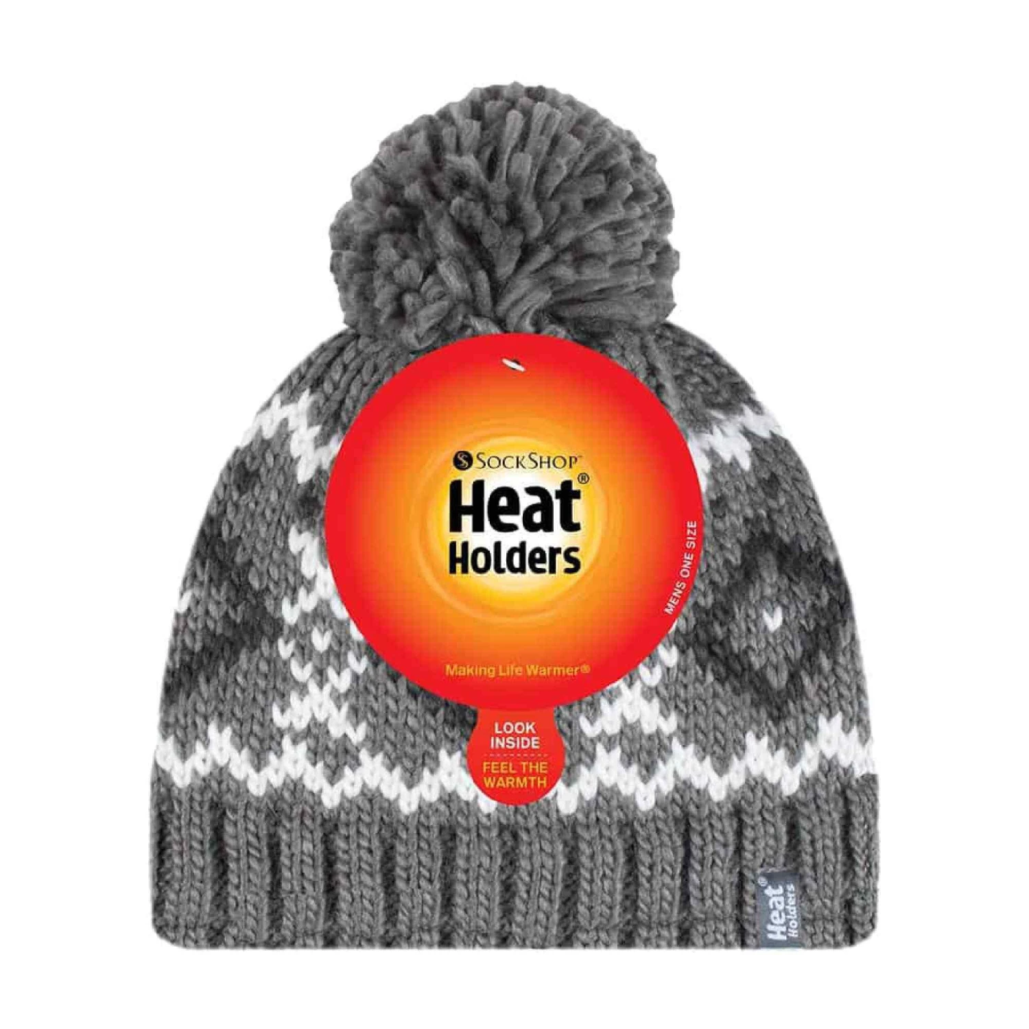 Mens Fleece Lined Thermal Winter Warm Beanie Bobble Hat With Pom Pom 6 Mens Fleece Lined Thermal Winter Warm Beanie Bobble Hat With Pom Pom - Image 4