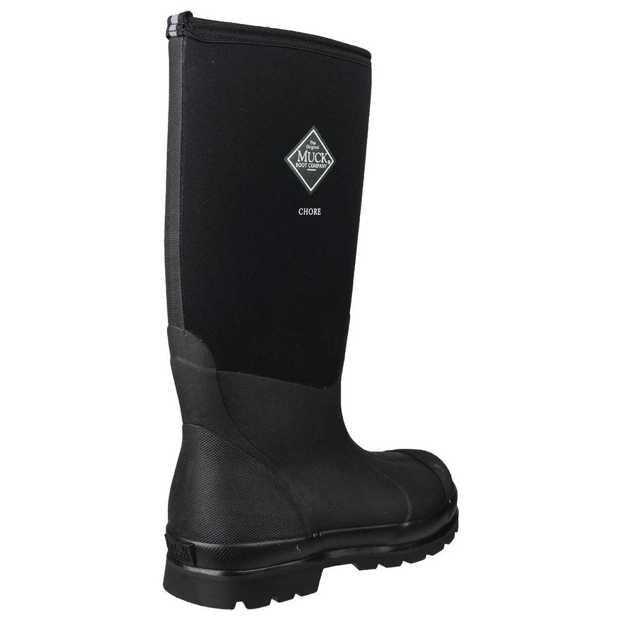 Muck Boots Unisex Chore Classic Hi Patterned Wellingtons (Black) 4 Muck Boots Unisex Chore Classic Hi Patterned Wellingtons (Black) - Image 2