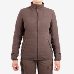 HUNTING WOMEN’S 3-IN-1 WARM WATERPROOF JACKET 500 - BROWN -Outdoor Sports kdfa8b637b35cbfe6c09ad1fc6ce78805