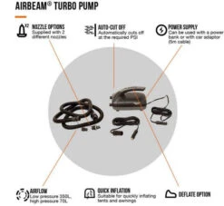 Vango Airbeam Turbo Pump - Powered Via 12V DC Car Supply -Outdoor Sports ke0bb534e814b80abd1e92b7141443164
