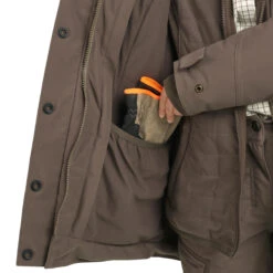 HUNTING WOMEN’S 3-IN-1 WARM WATERPROOF JACKET 500 - BROWN -Outdoor Sports ke2a700516048de083c4ae13a41d30f5a