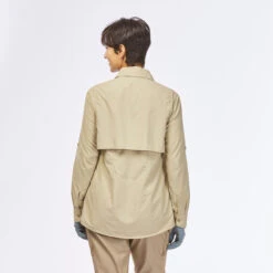 Women's Anti-UV Long-sleeved Desert Trekking Shirt DESERT 900 -Outdoor Sports ke3079deba66701670d6a7321626b3a30