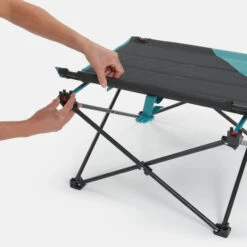 Quechua LOW FOLDING CAMPING TABLE MH100 Grey -Outdoor Sports ke3174b1a935714b65fc9871b034221d1