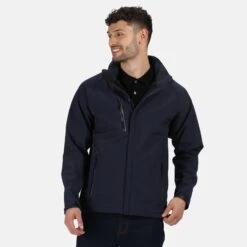 Regatta Mens Apex Soft Shell Jacket (Navy) -Outdoor Sports ke4a9b95b1fcded2be6a24c57e8a2be64