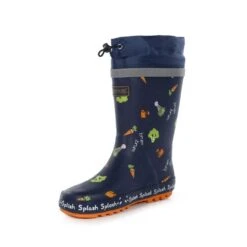 Regatta Childrens/Kids Splash Peppa Pig Wellington Boots (Navy/Orange/Green) -Outdoor Sports ke6166b61b3a23b0d186979b06d682738
