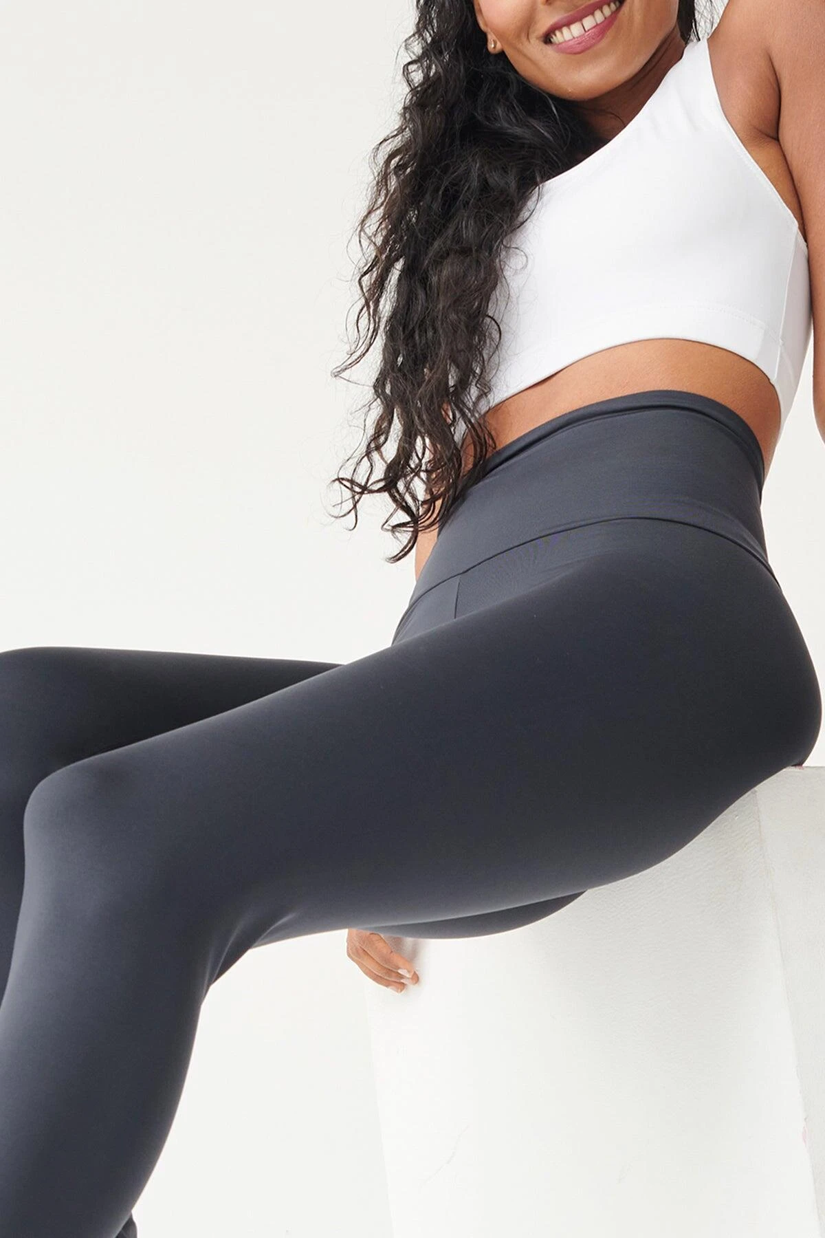 Extra Strong Compression Tummy Control Sport Running Leggings Slate 6 Extra Strong Compression Tummy Control Sport Running Leggings Slate - Image 4