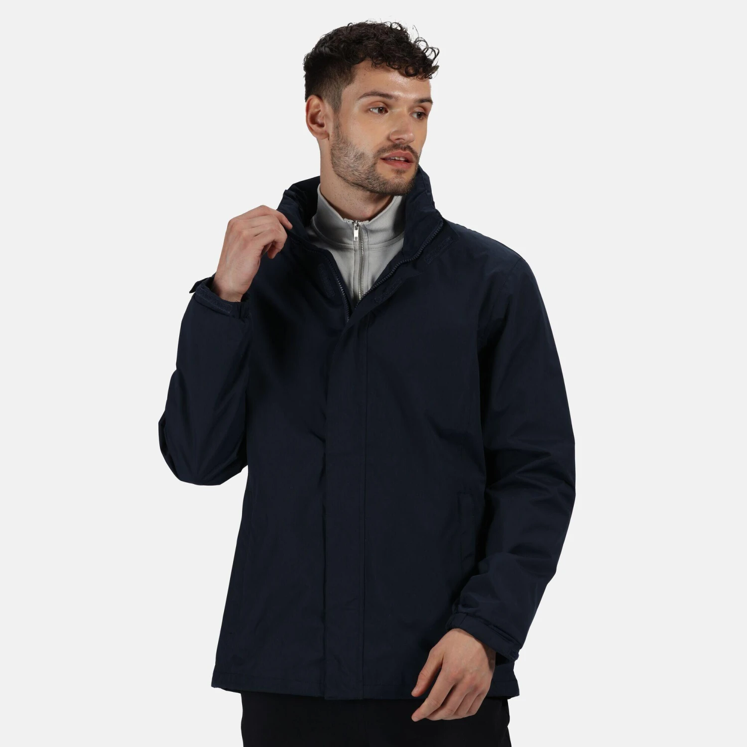 Regatta Mens Standout Ardmore Jacket (Waterproof & Windproof) (Navy) 6 Regatta Mens Standout Ardmore Jacket (Waterproof & Windproof) (Navy) - Image 4