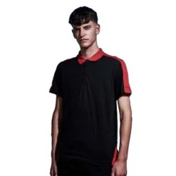 Regatta Contrast Coolweave Pique Polo Shirt (Black/Classic Red) -Outdoor Sports kf4a45e0f00d8dd5bf77e15f4ef1bc83b