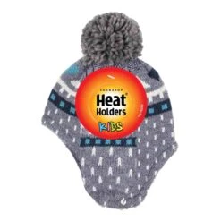 Boys Outdoor Faux Fur Pom Pom Hat With Ear Flaps & Mittens Gloves 13 Boys Outdoor Faux Fur Pom Pom Hat With Ear Flaps & Mittens Gloves -Outdoor Sports kf4e0977471f8ac08d4bb65e3997407be