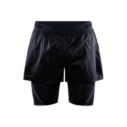 Craft Mens CTM Distance 2 In 1 Shorts (Black)