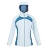 Regatta Womens/Ladies Highton Stretch II Waterproof Jacket (Ice Blue/Blue Sapphire) -Outdoor Sports kfa21b72581b9118228673df5a1cba9a3
