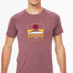 Simond MEN'S WOOL CLIMBING T-SHIRT -Outdoor Sports kfc394619e33e7eed3e571350776a2579