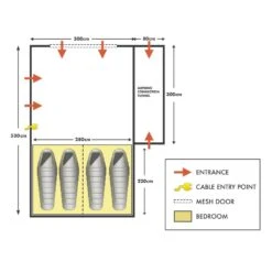 Motordome Sleeper Lite Quick Pitch 4 Man Drive Away Awning -Outdoor Sports kfcea46424f42c86ff1c5272156bfbd60