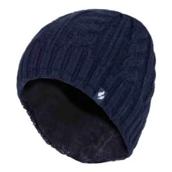 Ladies Cable Knit Fleece Lined 3.4 TOG Thermal Winter Hat -Outdoor Sports kfcfd57d853661d762db824693181c782