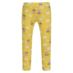 Regatta Childrens/Kids Printed Peppa Pig Leggings (Pack Of 2) (Maize Yellow/Navy) -Outdoor Sports kff1cba6c1a2059b88e04530ee281e8c4