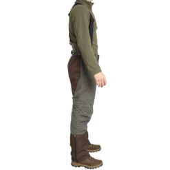 HUNTING TROUSERS WITH SUSPENDERS WARM DOWN TO -20°C 100 -Outdoor Sports kff7deb15ea82bcb7af4302d941aa42d5
